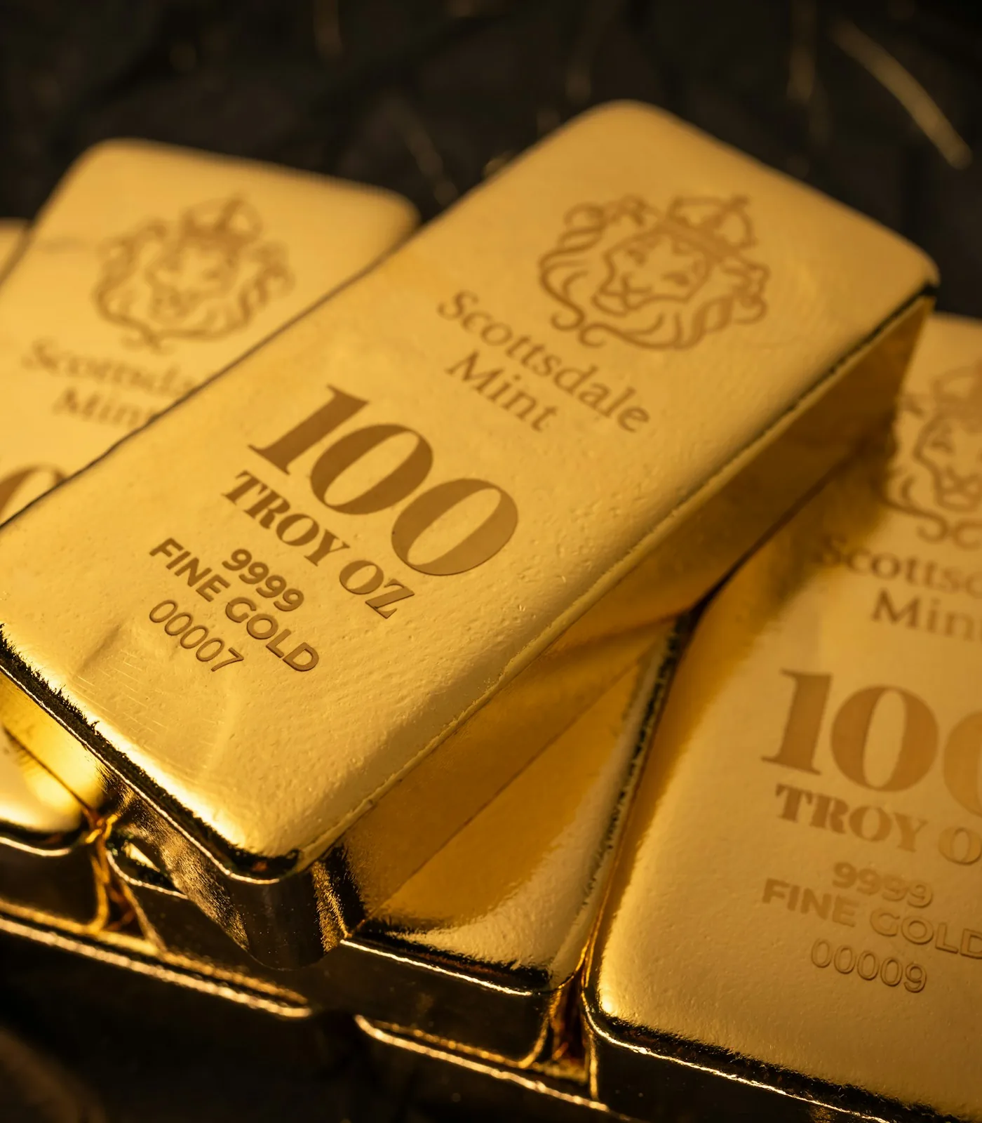 Allocated gold bullion bars